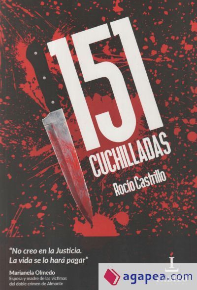 Portada de 151 cuchilladas, de Rocío Castrillo