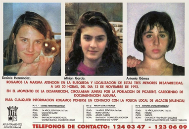 Míriam, Toñi y Desirée