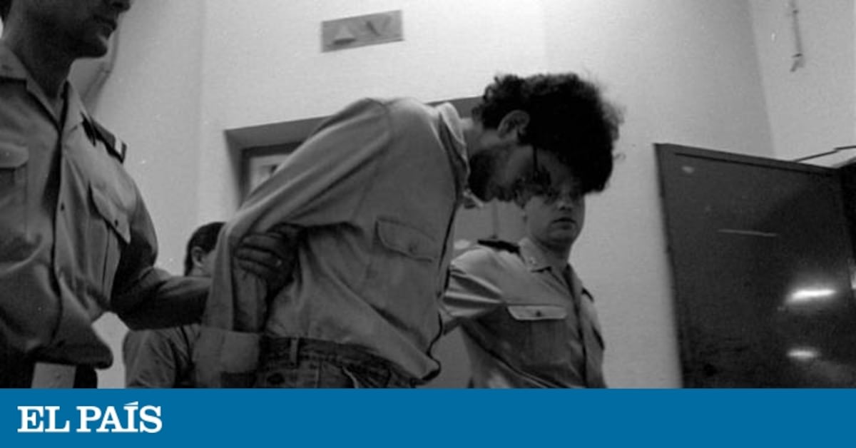 Javier Rosado durante el proceso por el crimen de Carlos Moreno